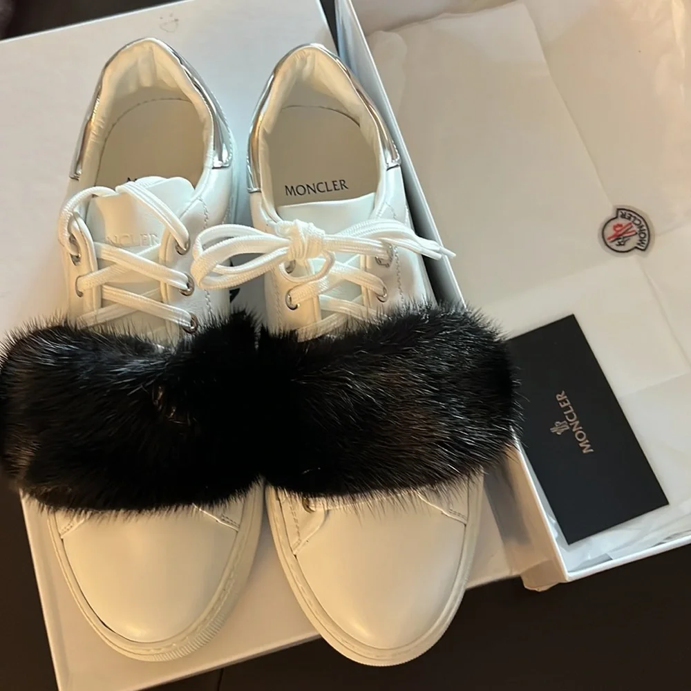 Moncler women fashion sneakers EUR 40 US 10. New and Authentic